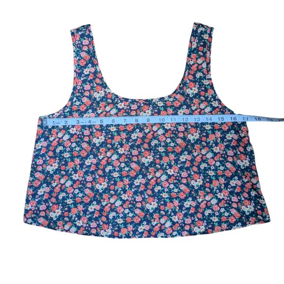 Forever 21 Pink Floral Flowy Tank Top Women Size S - Picture 6 of 8